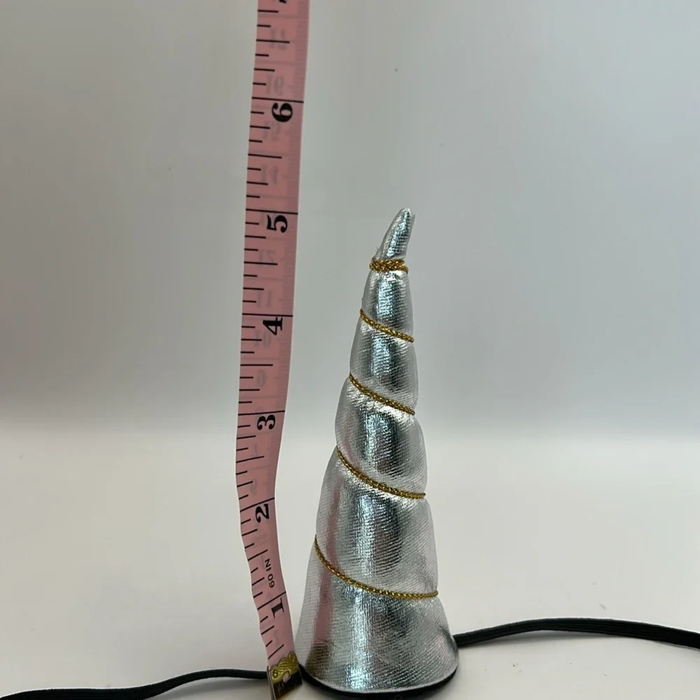 Silver Unicorn Horn Headband - Picture 2 of 7